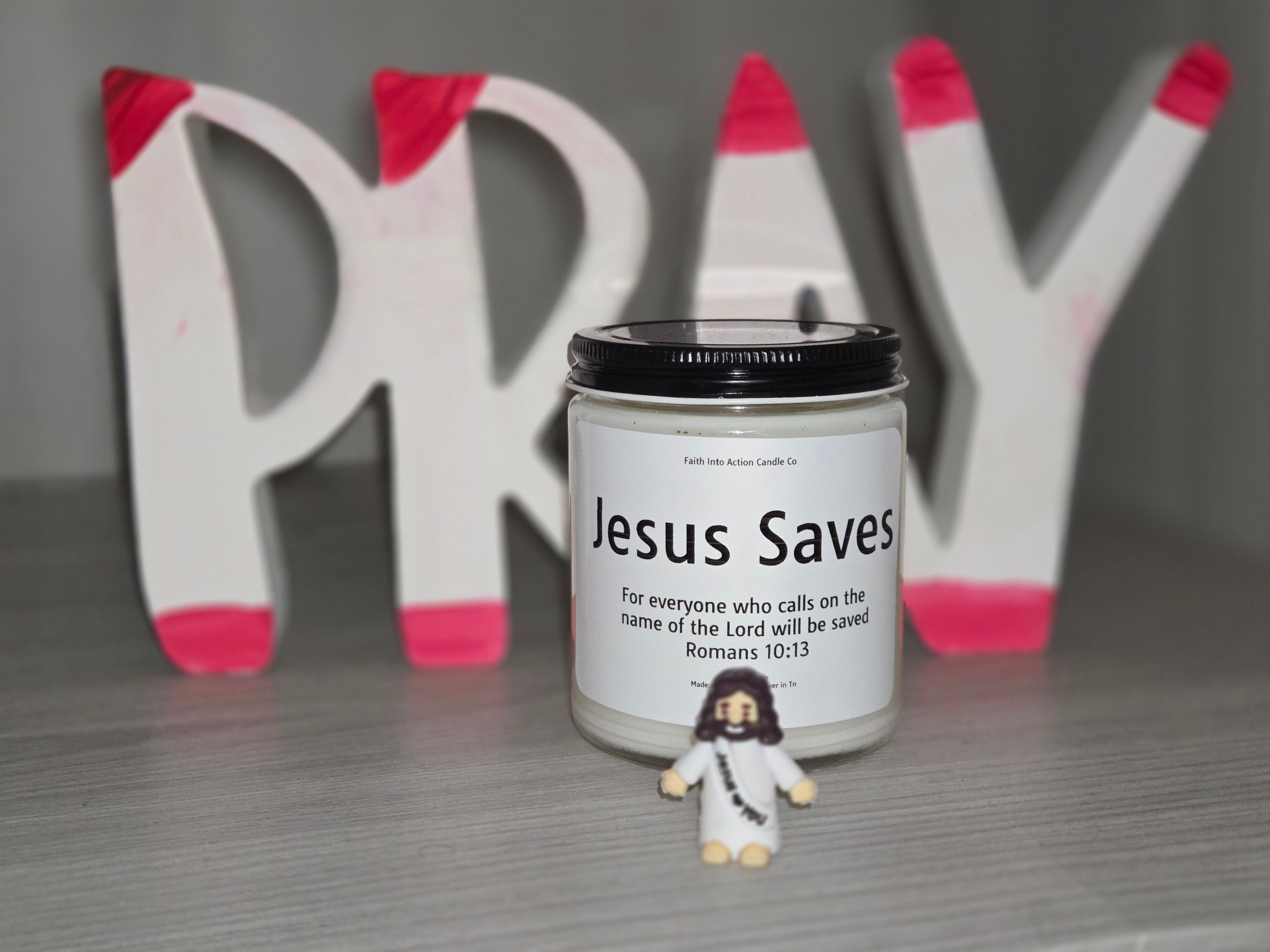 Jesus Saves| Romans 10:13| Free Wax Melt with purchase